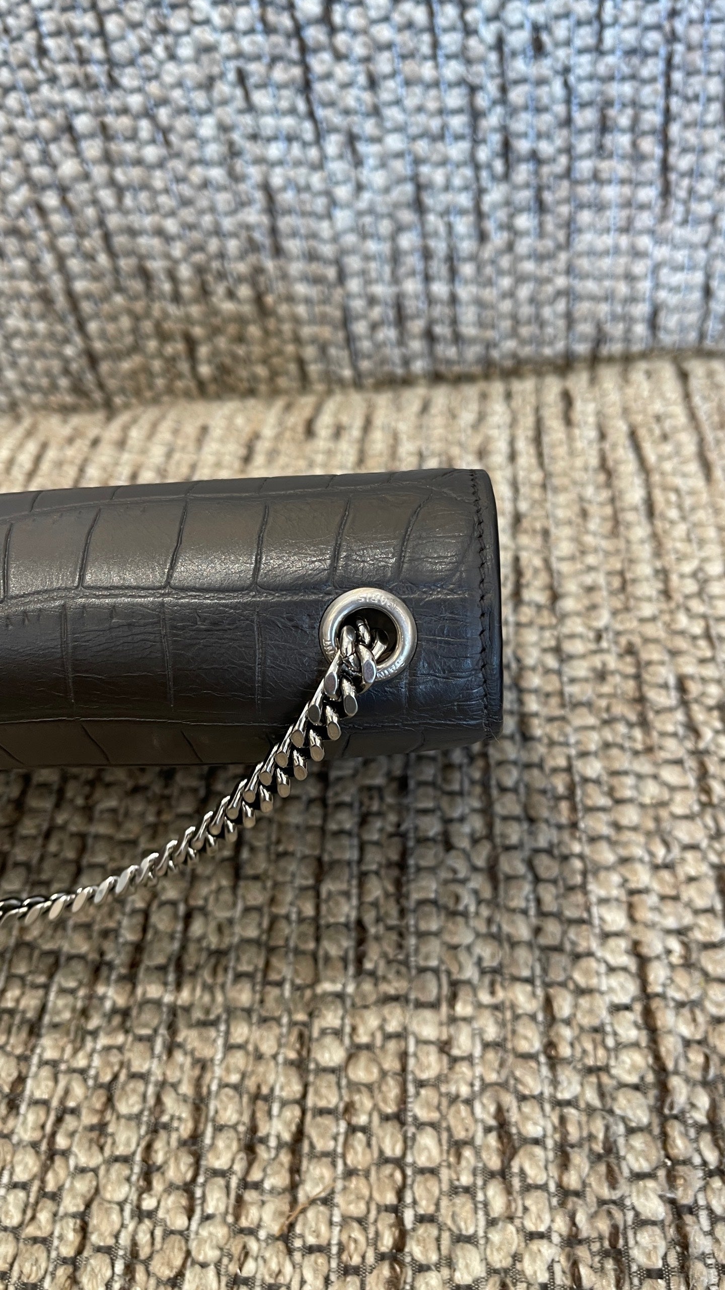 Saint Laurent - Kate - Leather - Grey - (small)