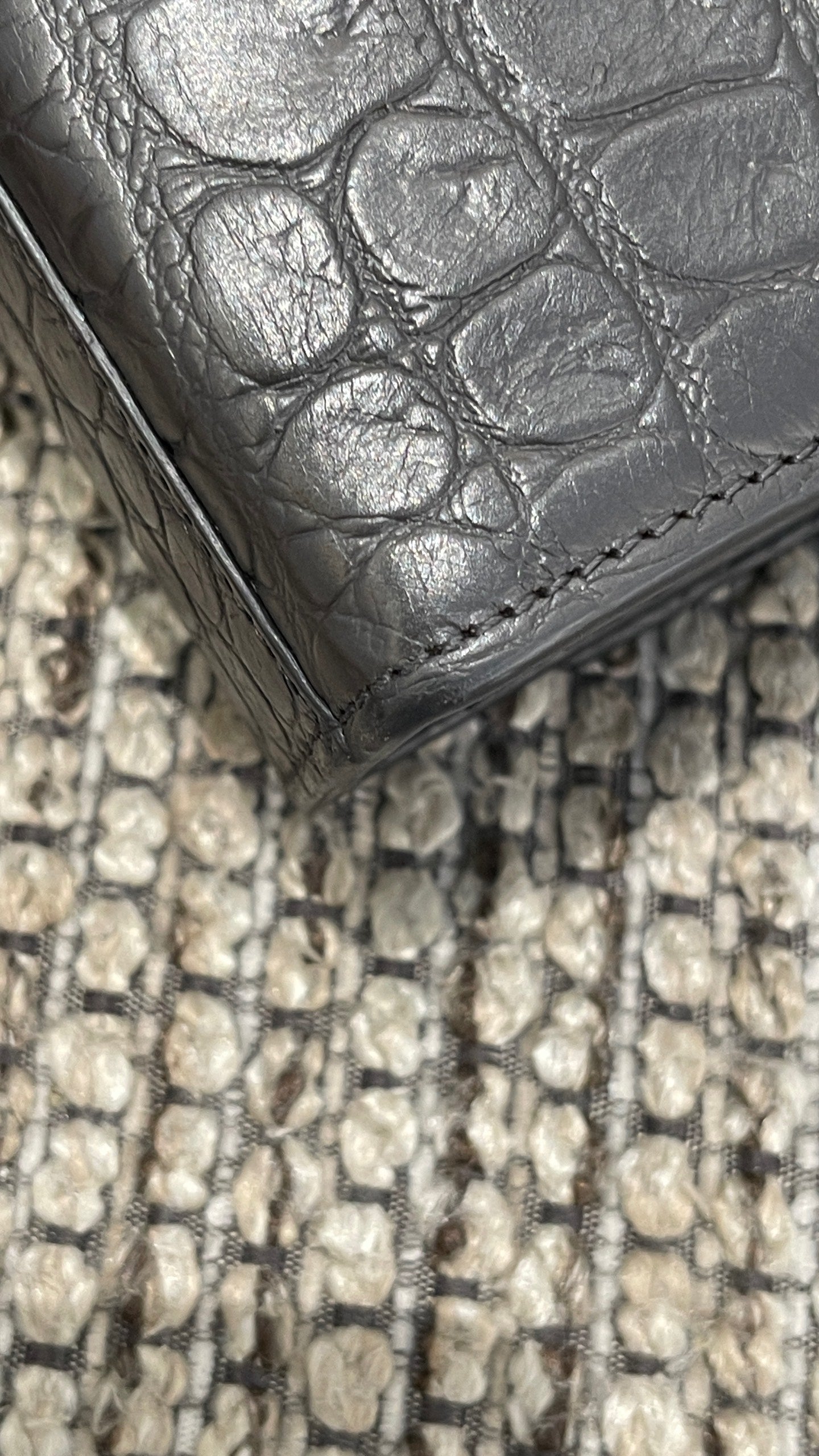 Saint Laurent - Kate - Leather - Grey - (small)