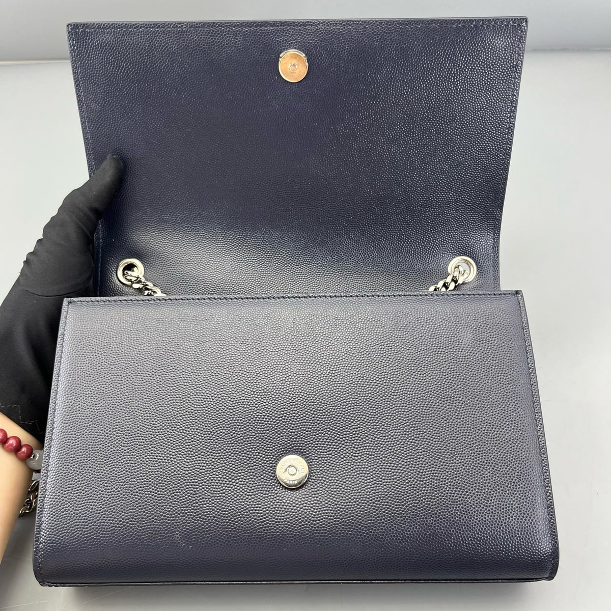 Saint Laurent - Kate - Leather - Navy - (medium)