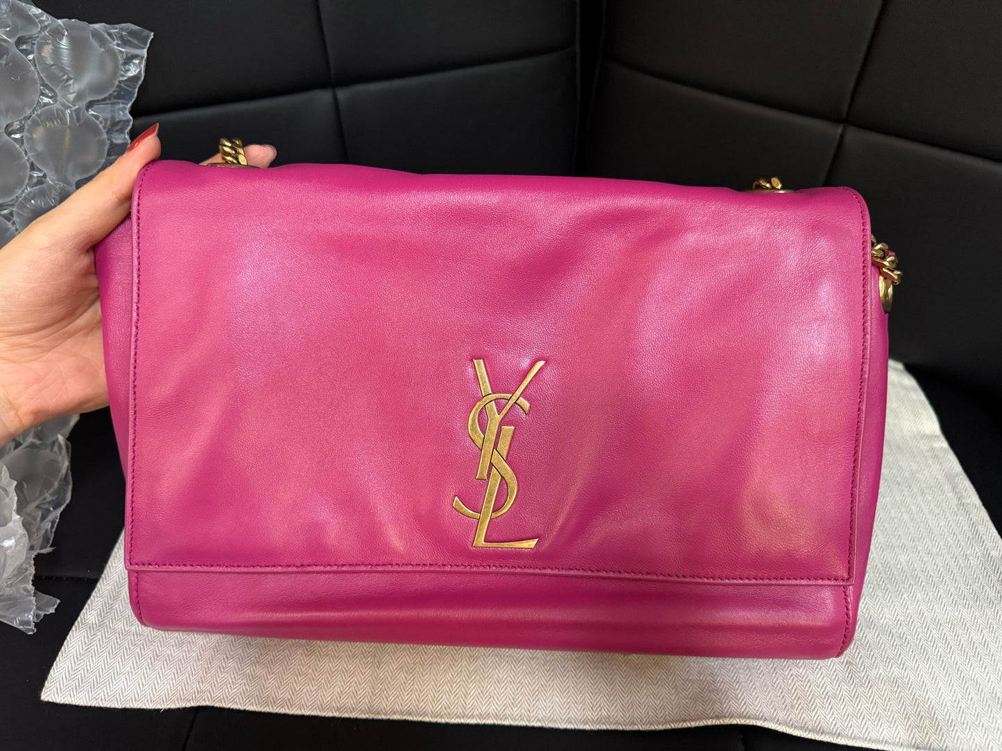 Saint Laurent - Kate - Leather - Pink - (mini)