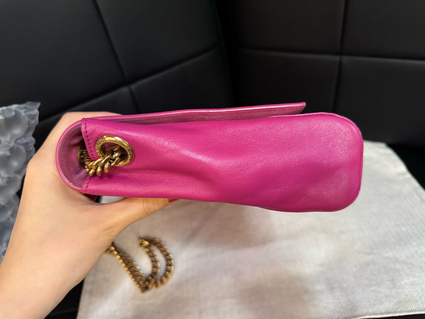 Saint Laurent - Kate - Leather - Pink - (mini)