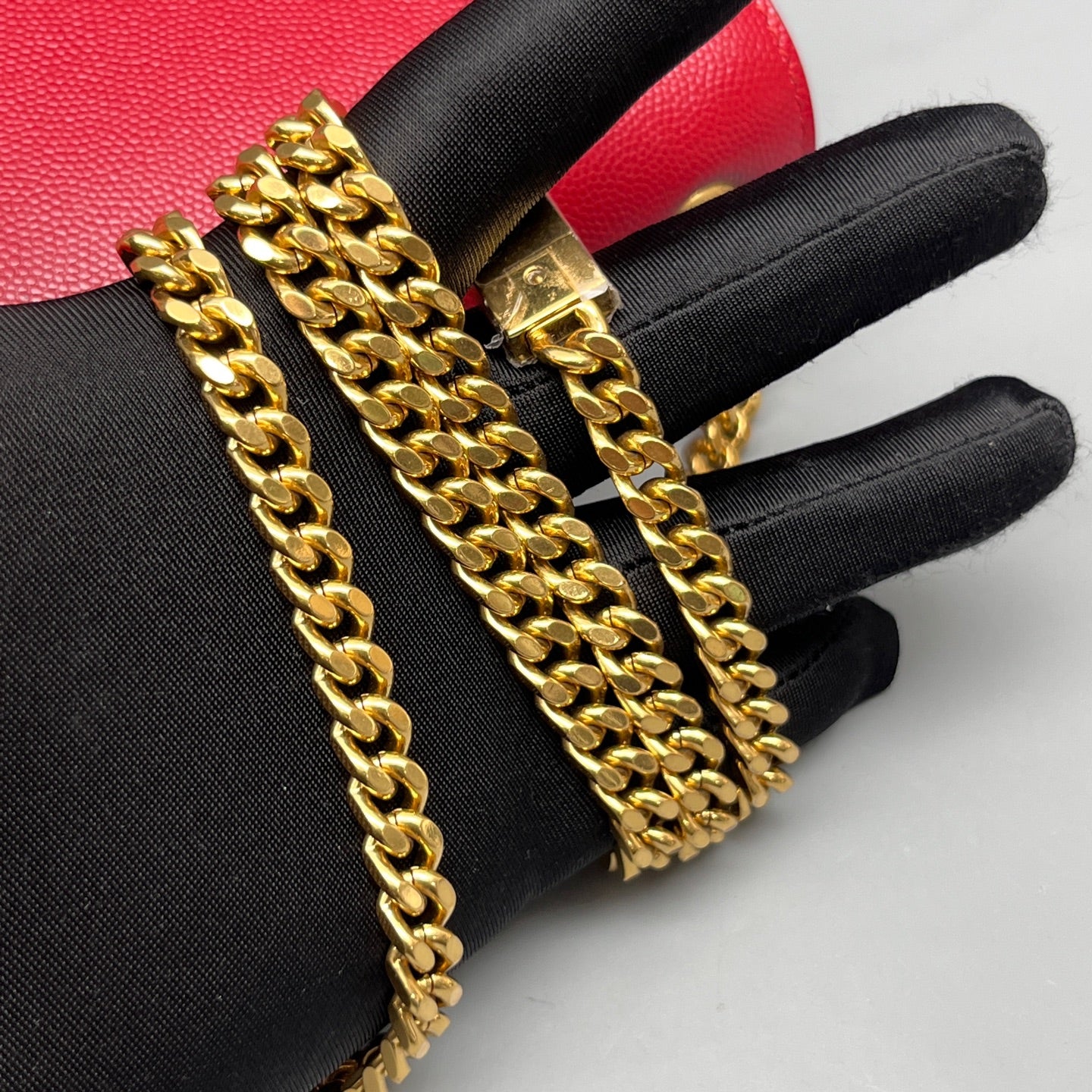 Saint Laurent - Kate - Leather - Red - (medium)