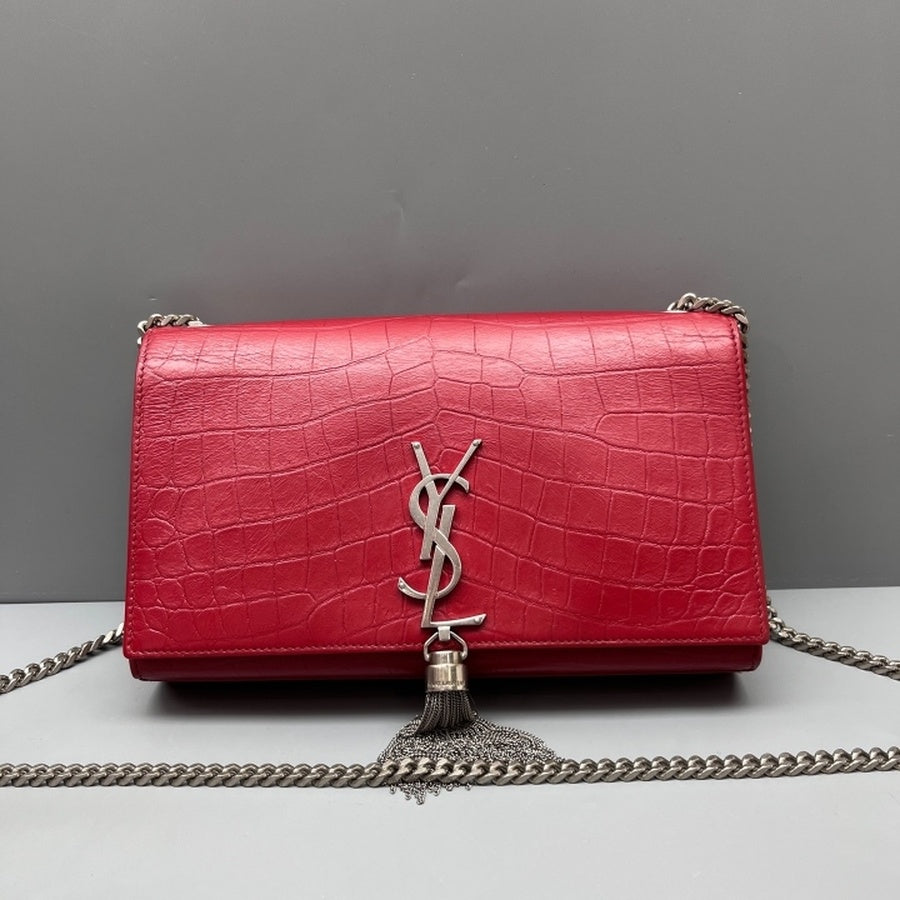 Saint Laurent - Kate - Leather - Red - (small)