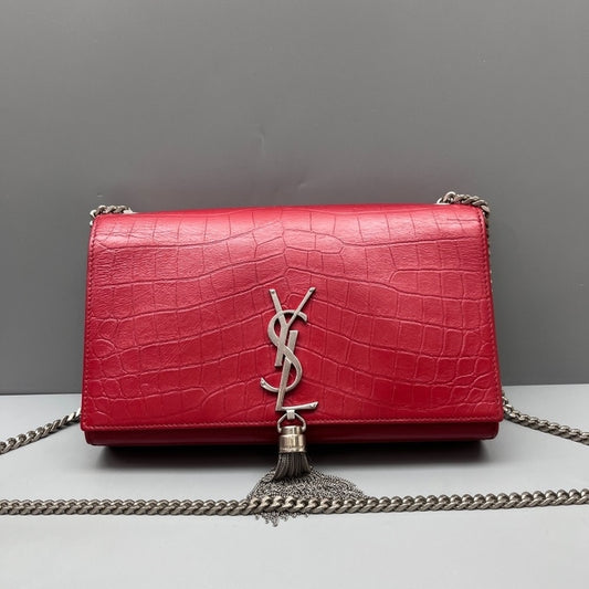 Saint Laurent - Kate - Leather - Red - (small)