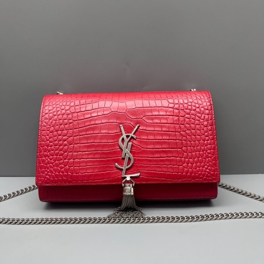 Saint Laurent - Kate - Leather - Red - (small)