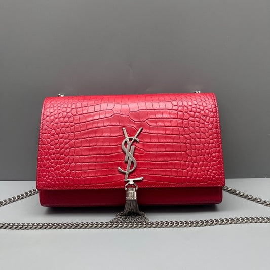 Saint Laurent - Kate - Leather - Red - (small)