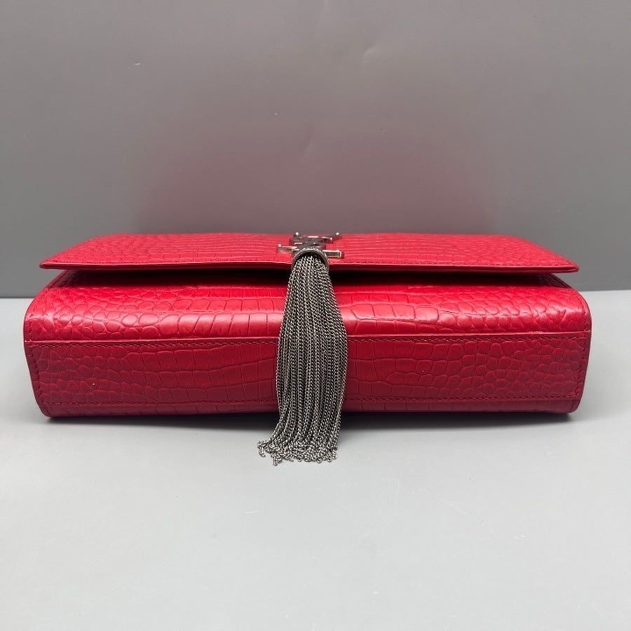 Saint Laurent - Kate - Leather - Red - (small)