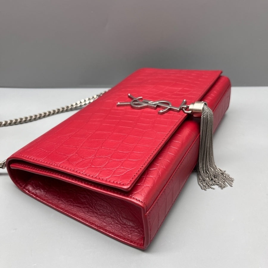 Saint Laurent - Kate - Leather - Red - (small)