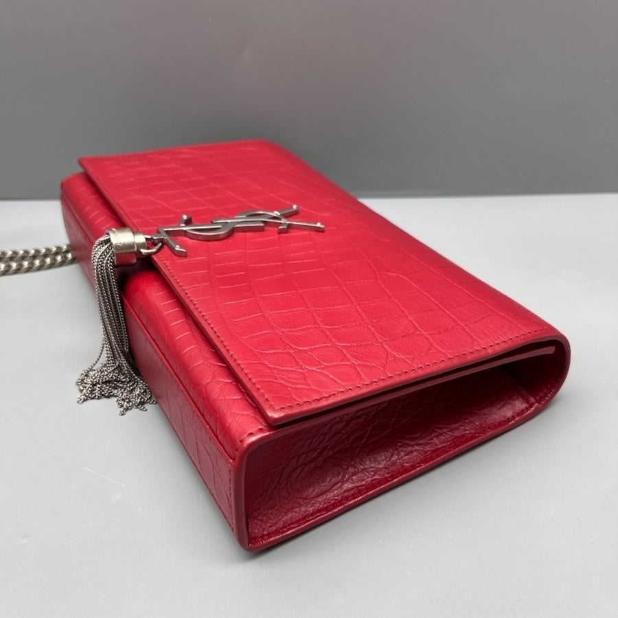 Saint Laurent - Kate - Leather - Red - (small)