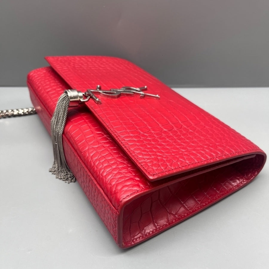 Saint Laurent - Kate - Leather - Red - (small)