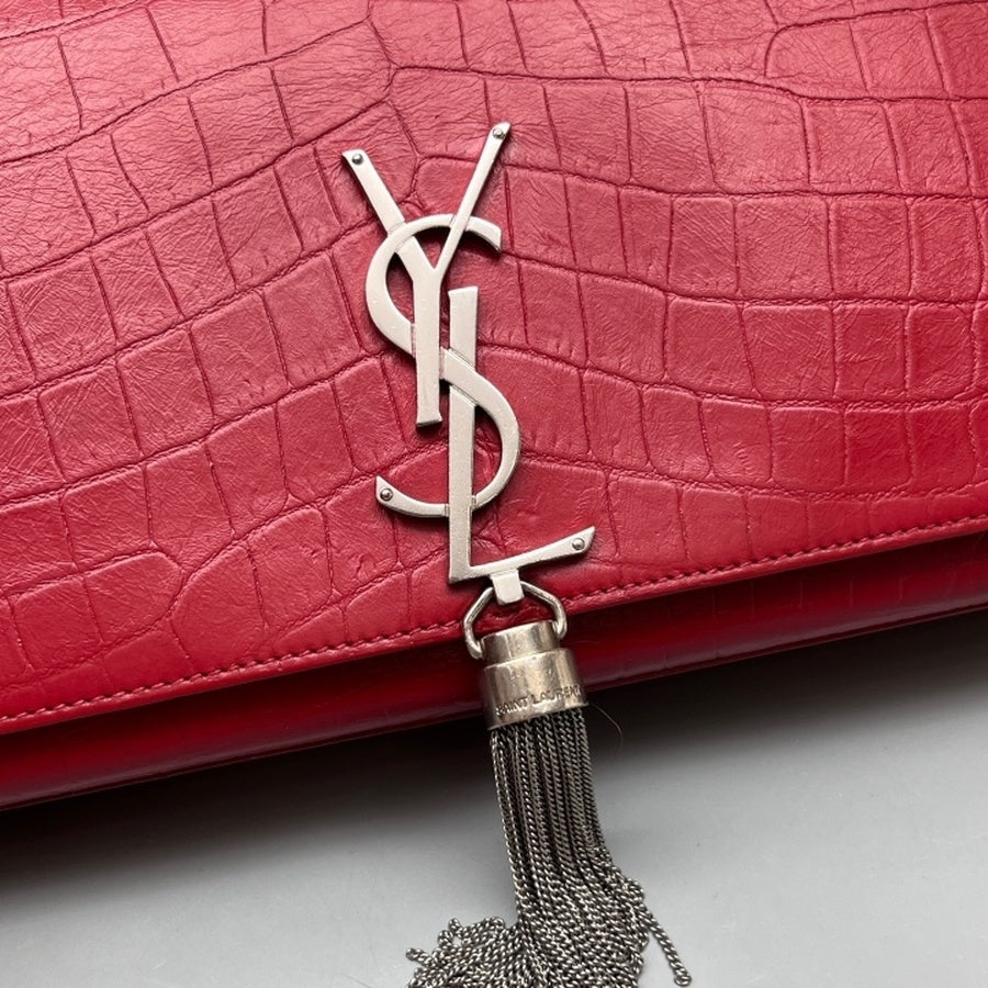 Saint Laurent - Kate - Leather - Red - (small)