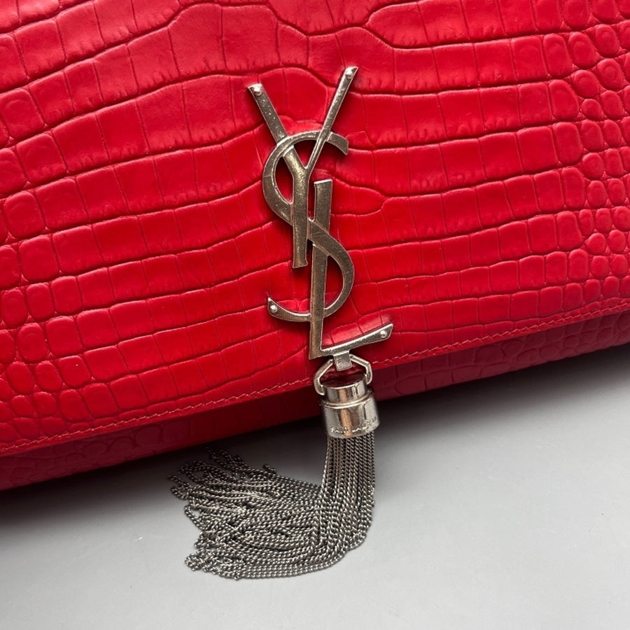 Saint Laurent - Kate - Leather - Red - (small)