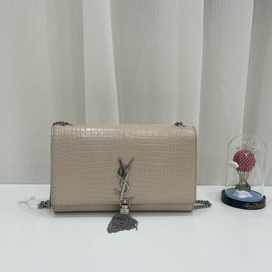 Saint Laurent - Kate - Leather - White - (medium)
