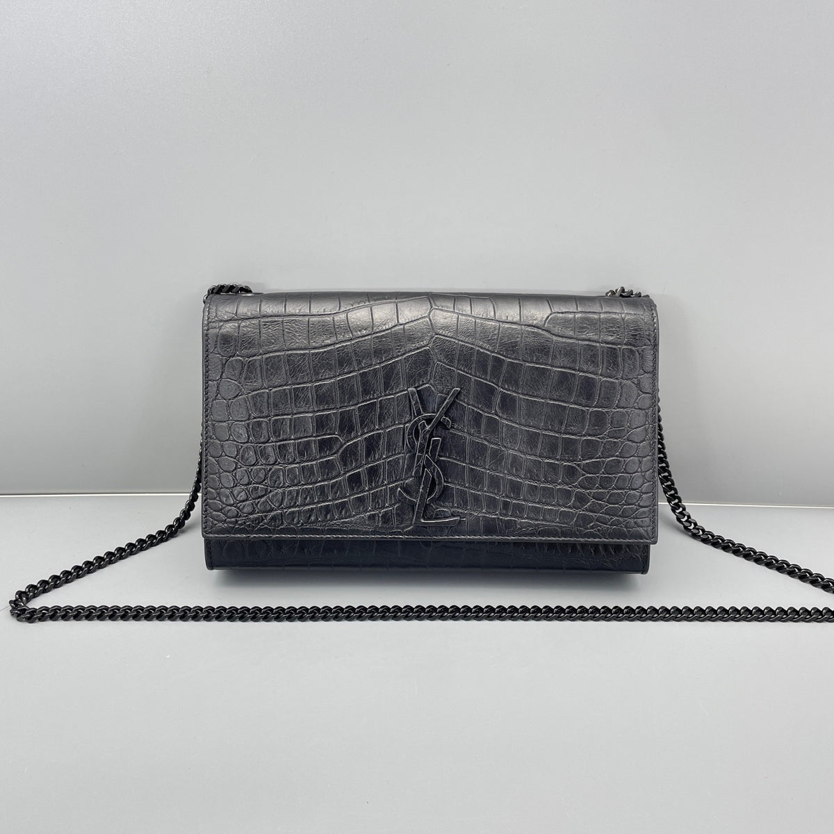 Saint Laurent - Kate Medium - Leather - Black - (Medium)
