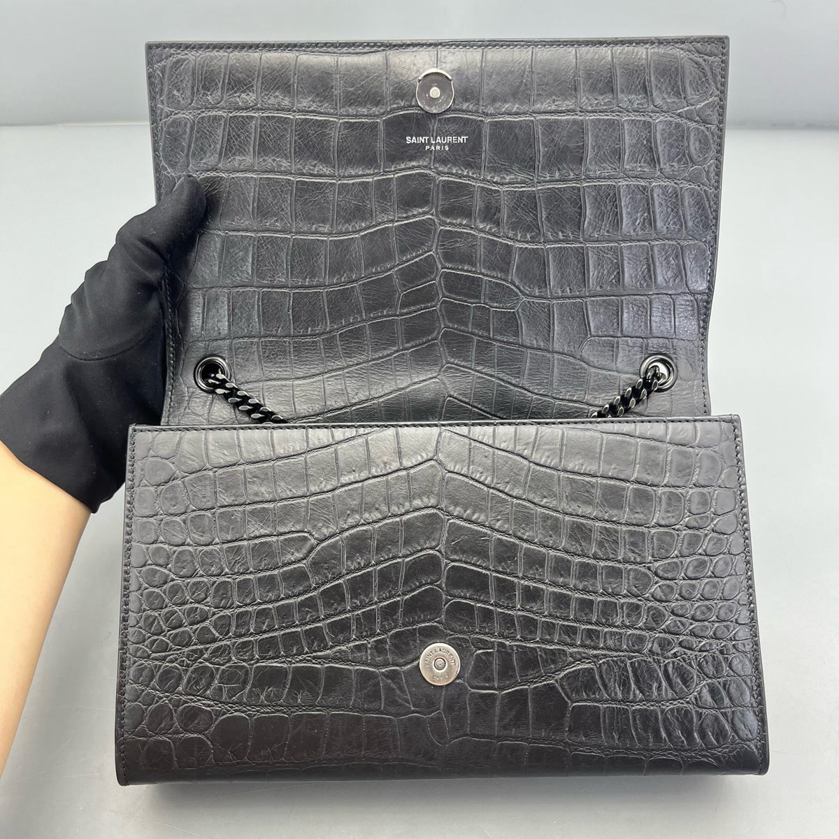 Saint Laurent - Kate Medium - Leather - Black - (Medium)