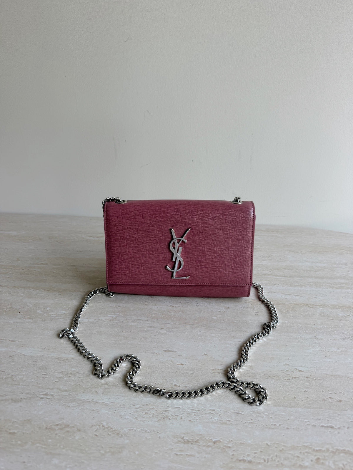Saint Laurent - Kate Small - Leather - Pink - (small)