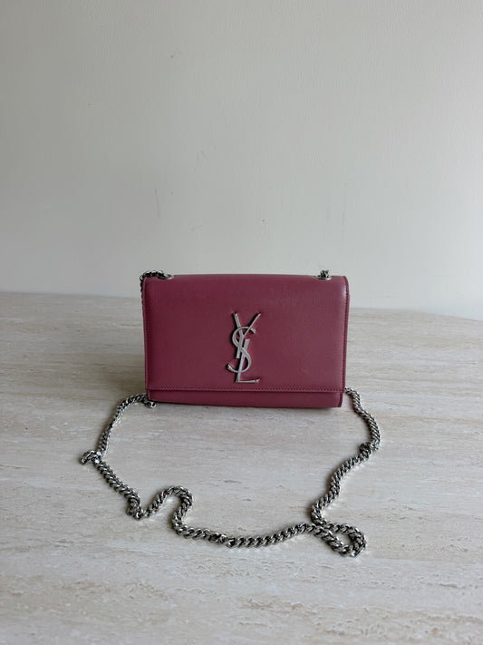 Saint Laurent - Kate Small - Leather - Pink - (small)