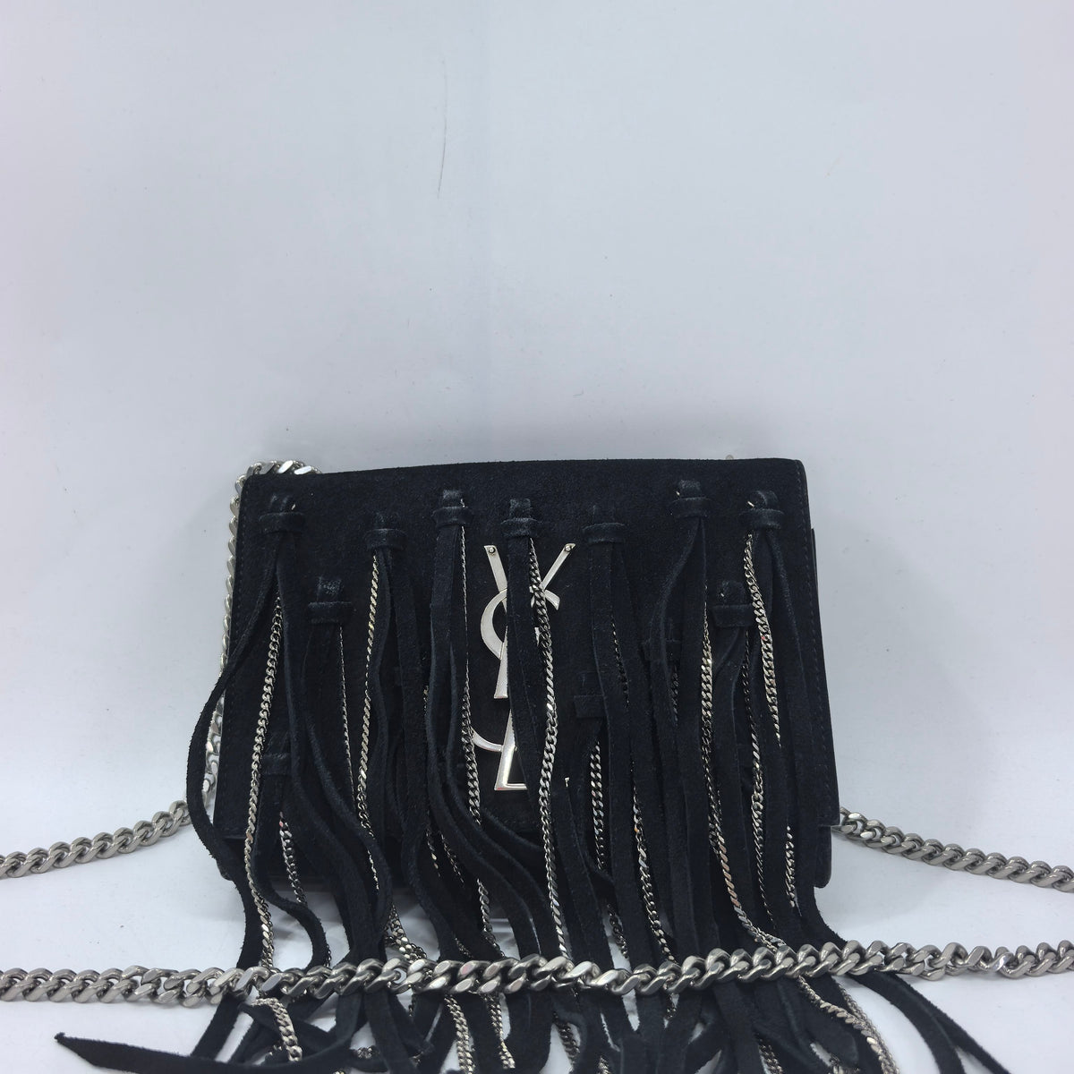 Saint Laurent - Kate - Suede - Black - (small)
