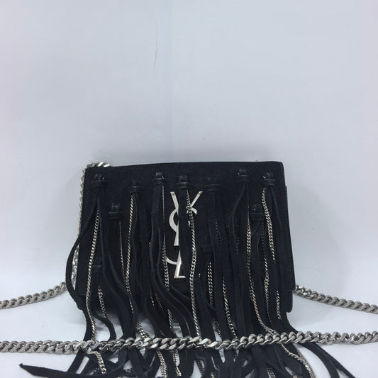 Saint Laurent - Kate - Suede - Black - (small)