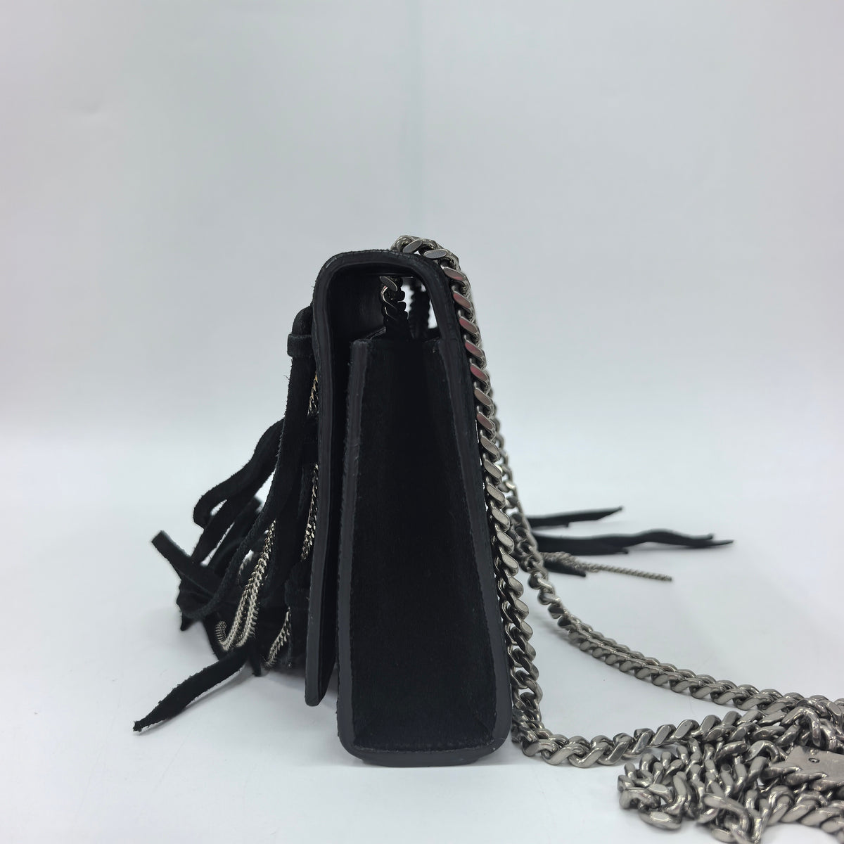 Saint Laurent - Kate - Suede - Black - (small)