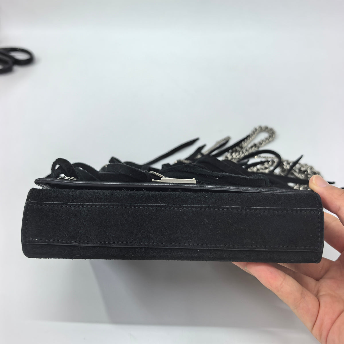 Saint Laurent - Kate - Suede - Black - (small)
