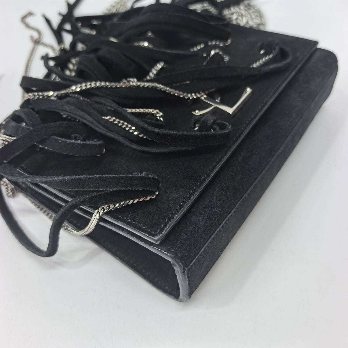 Saint Laurent - Kate - Suede - Black - (small)