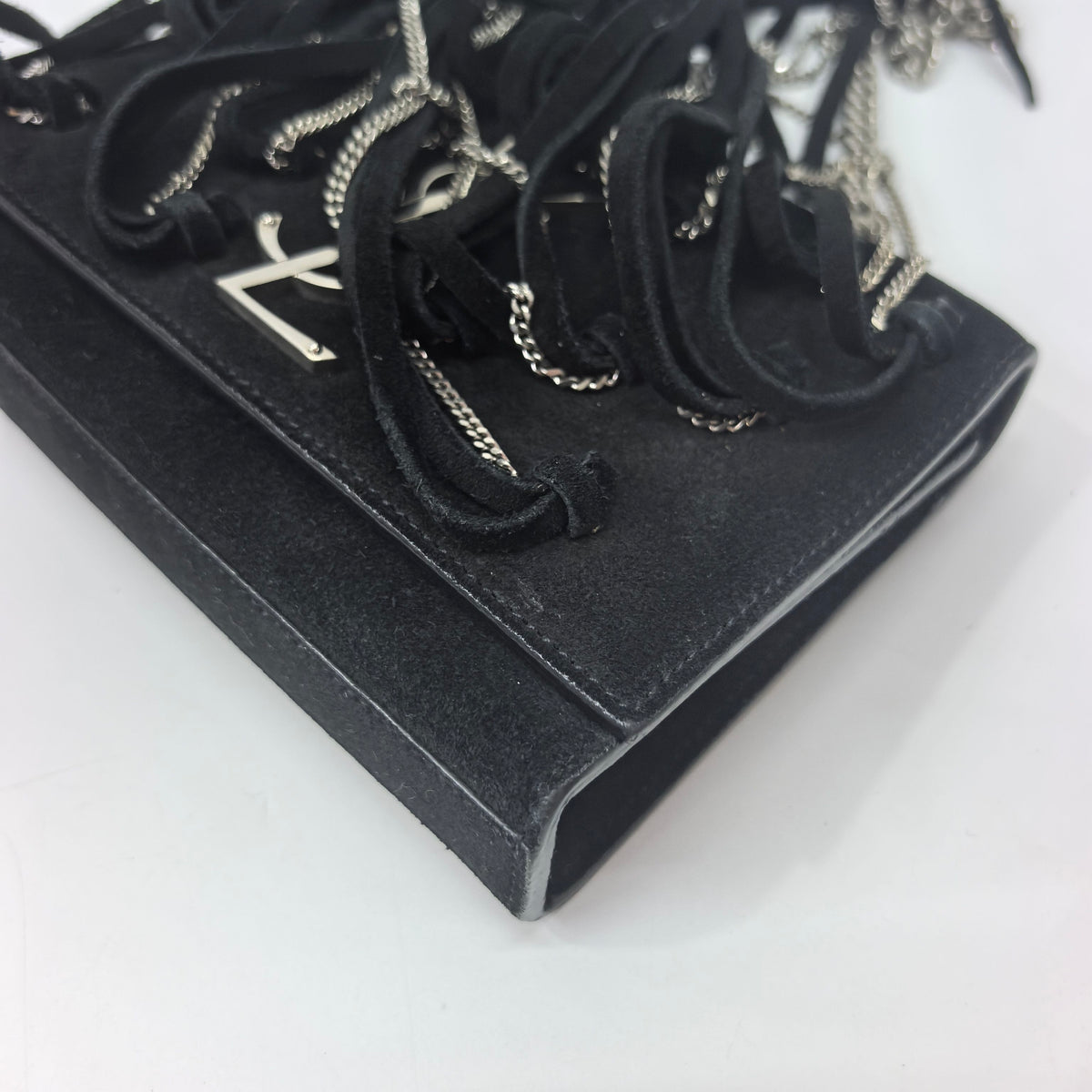 Saint Laurent - Kate - Suede - Black - (small)