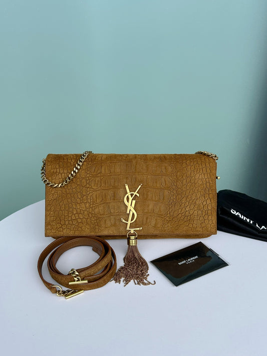 Saint Laurent - Kate - Suede - Camel - (medium)