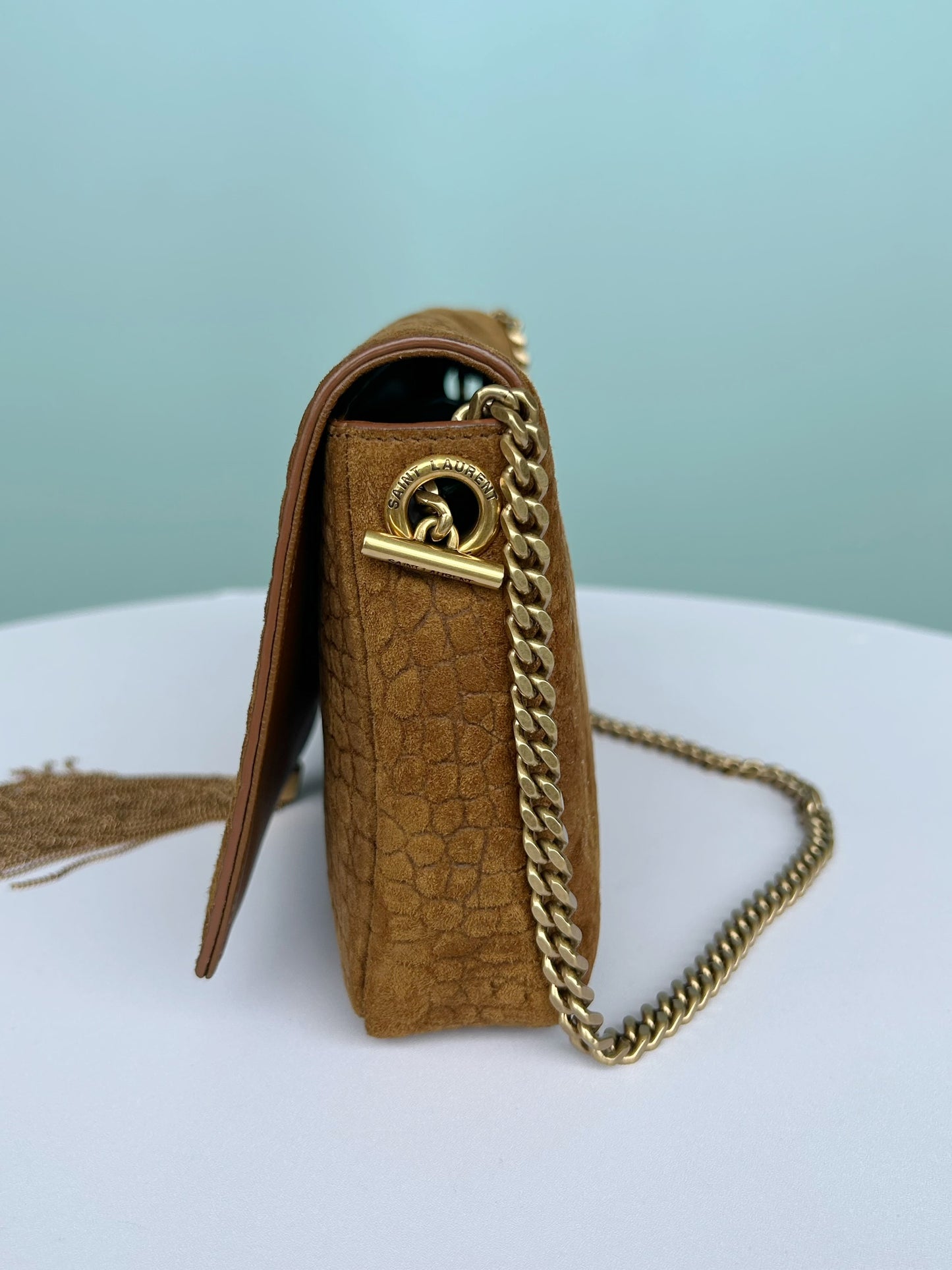 Saint Laurent - Kate - Suede - Camel - (medium)