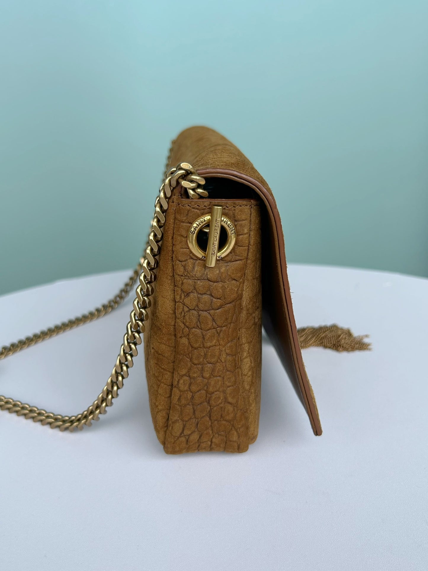 Saint Laurent - Kate - Suede - Camel - (medium)