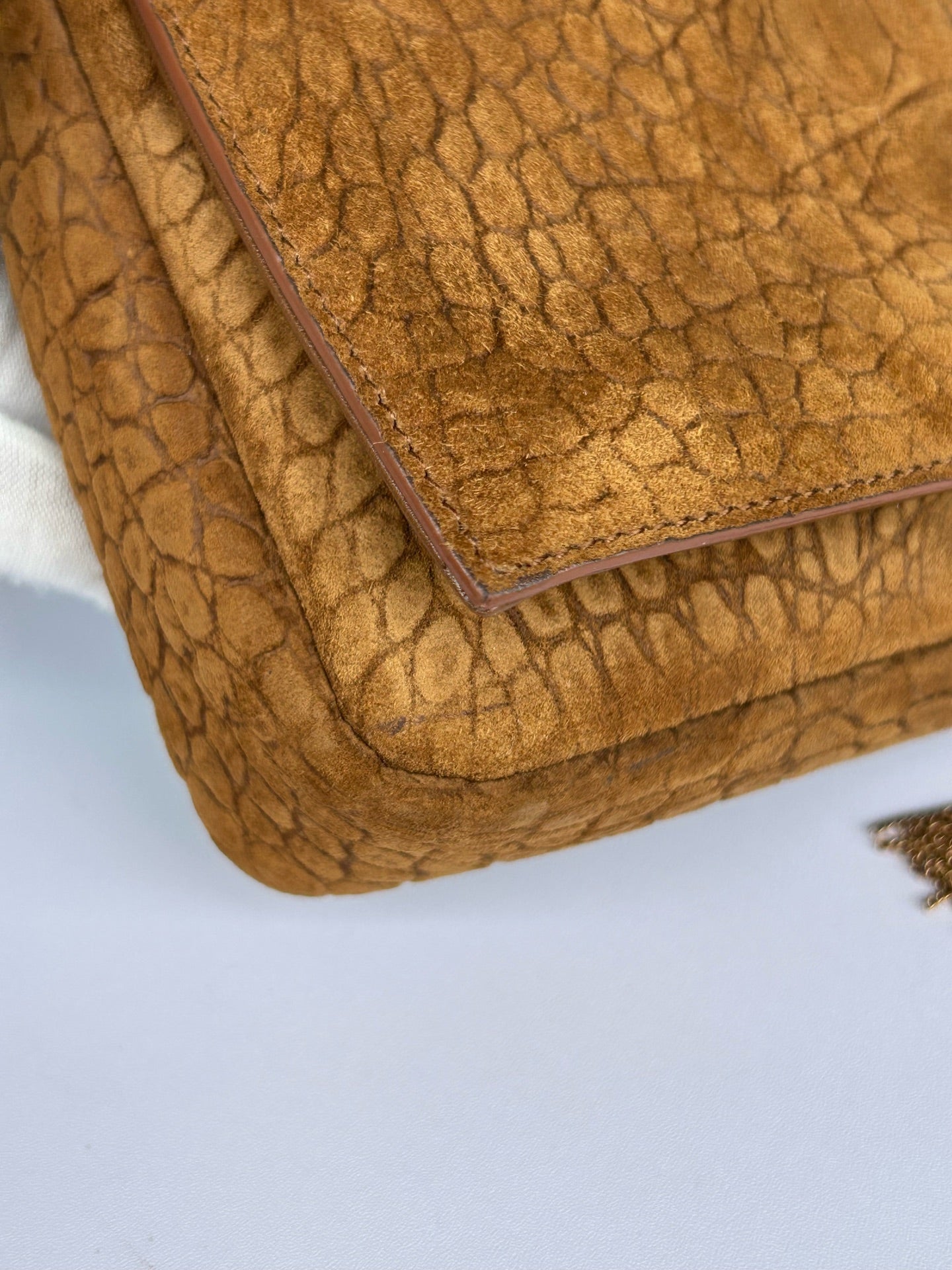 Saint Laurent - Kate - Suede - Camel - (medium)