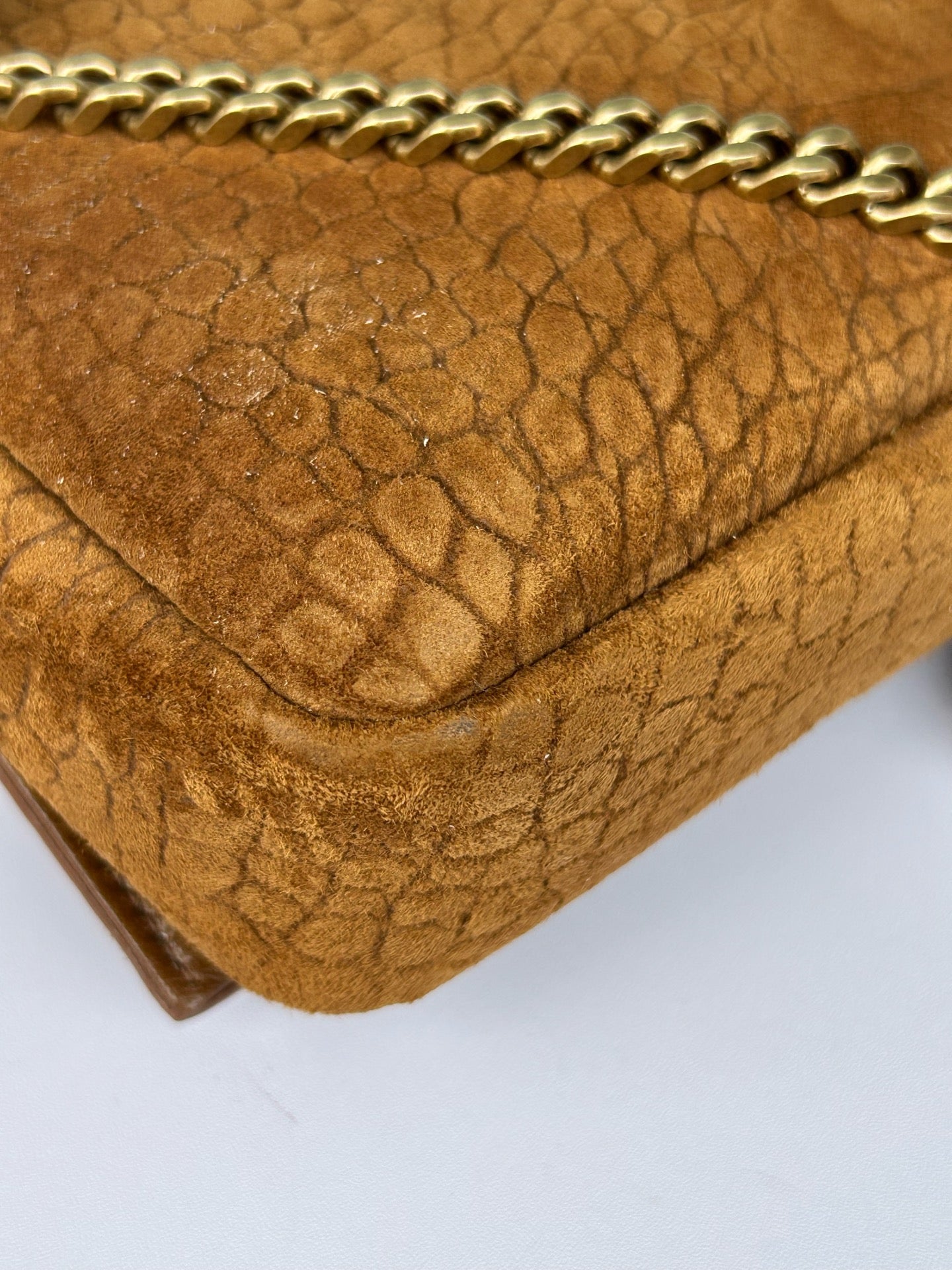Saint Laurent - Kate - Suede - Camel - (medium)
