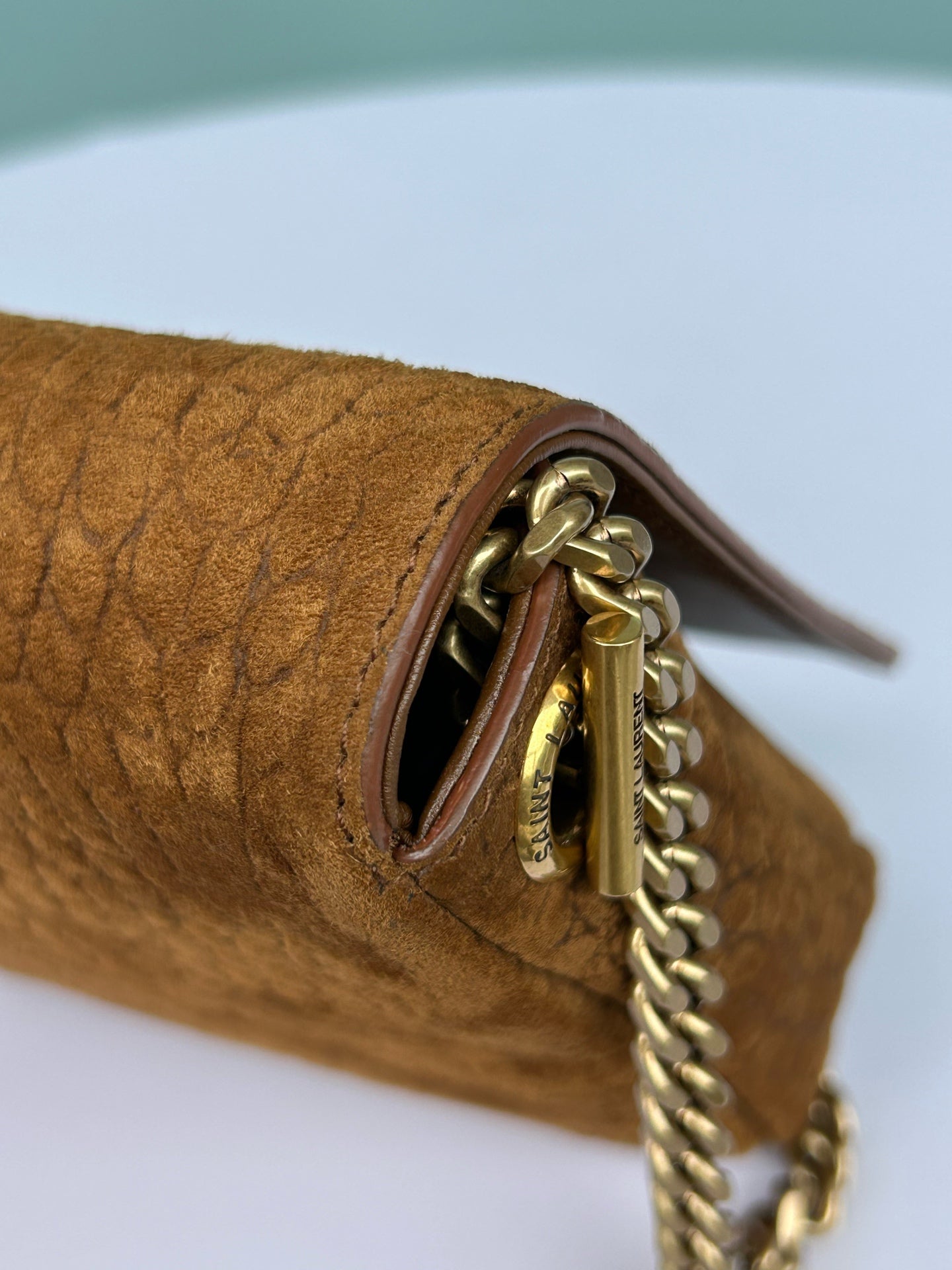 Saint Laurent - Kate - Suede - Camel - (medium)