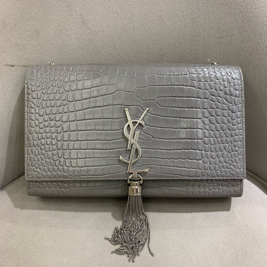 Saint Laurent - Kate Tassel Bag - Leather - Grey - (medium)