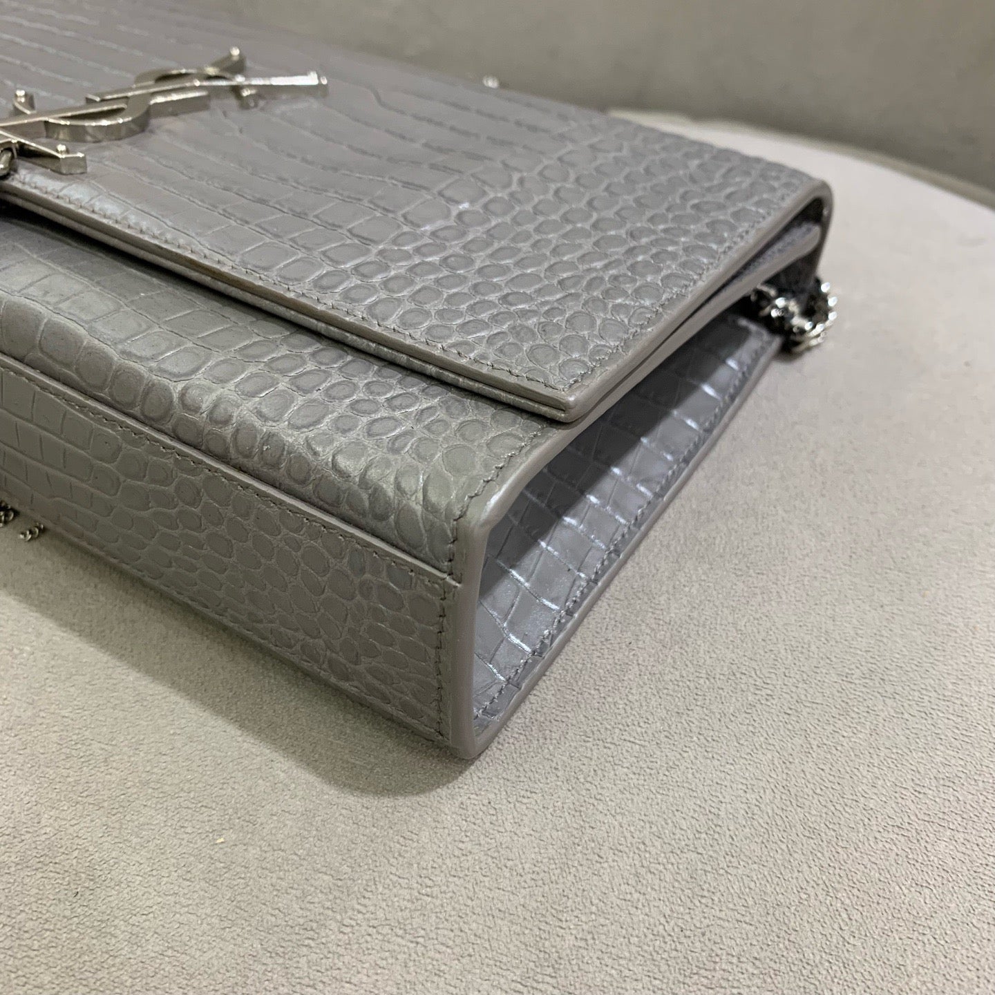 Saint Laurent - Kate Tassel Bag - Leather - Grey - (medium)