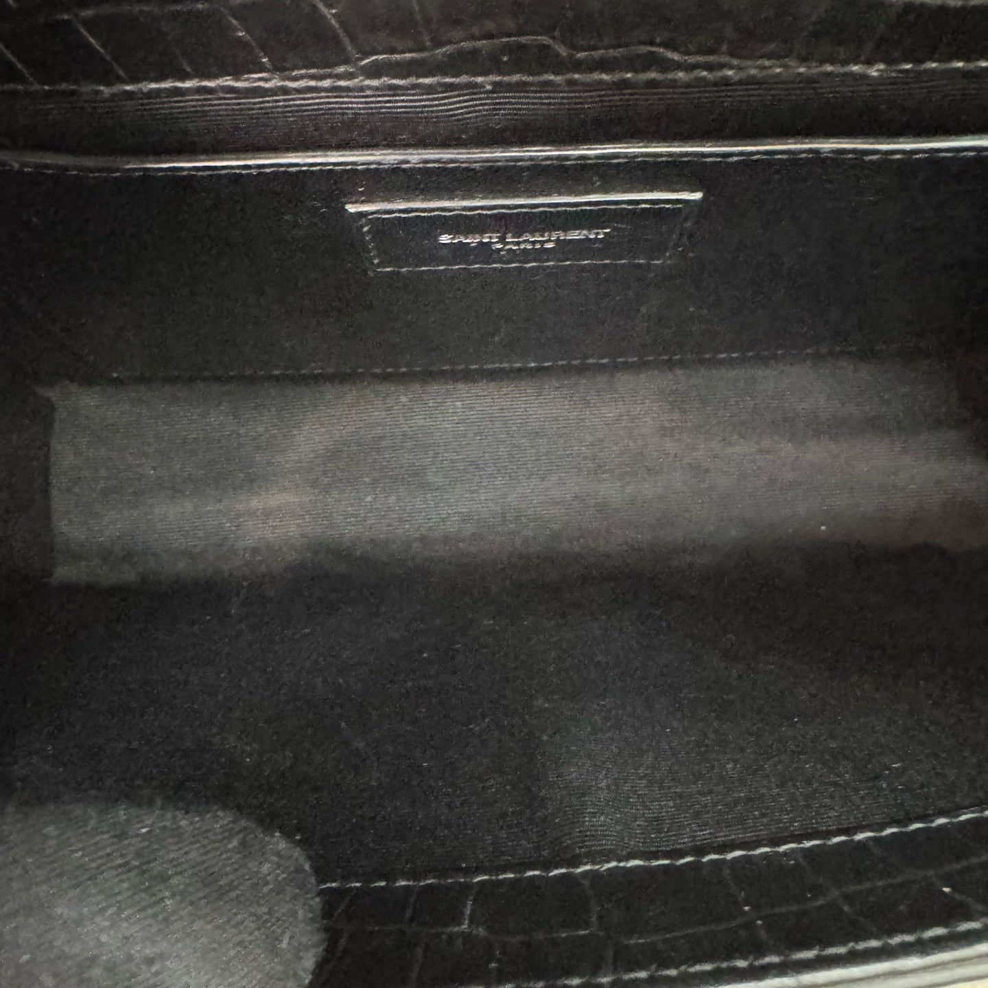 Saint Laurent - Kate Tassel Chain Bag - Calfskin leather - Black with Silver-Tone Hardware - (mini)