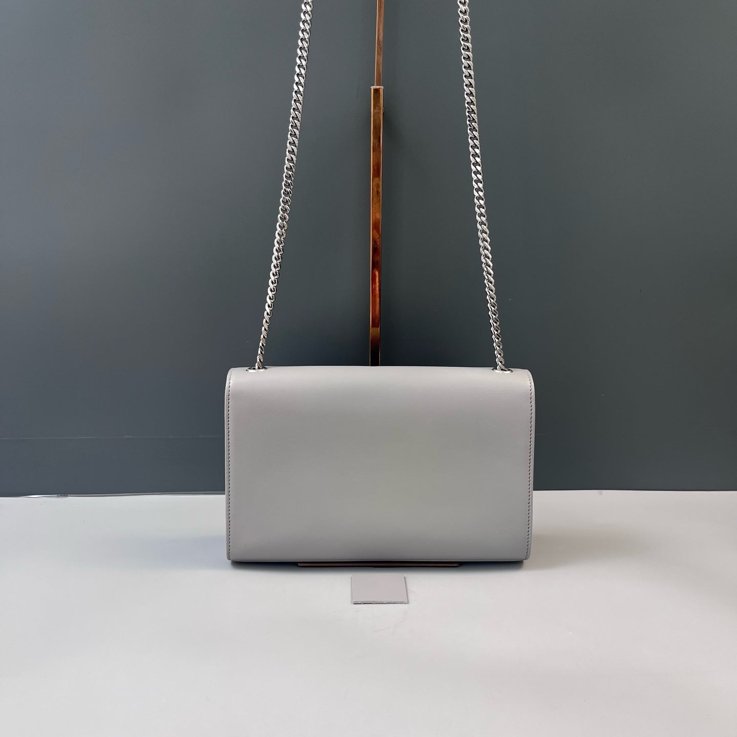 Saint Laurent - Kate Tassel Chain Bag - Calfskin leather - Grey - (medium)