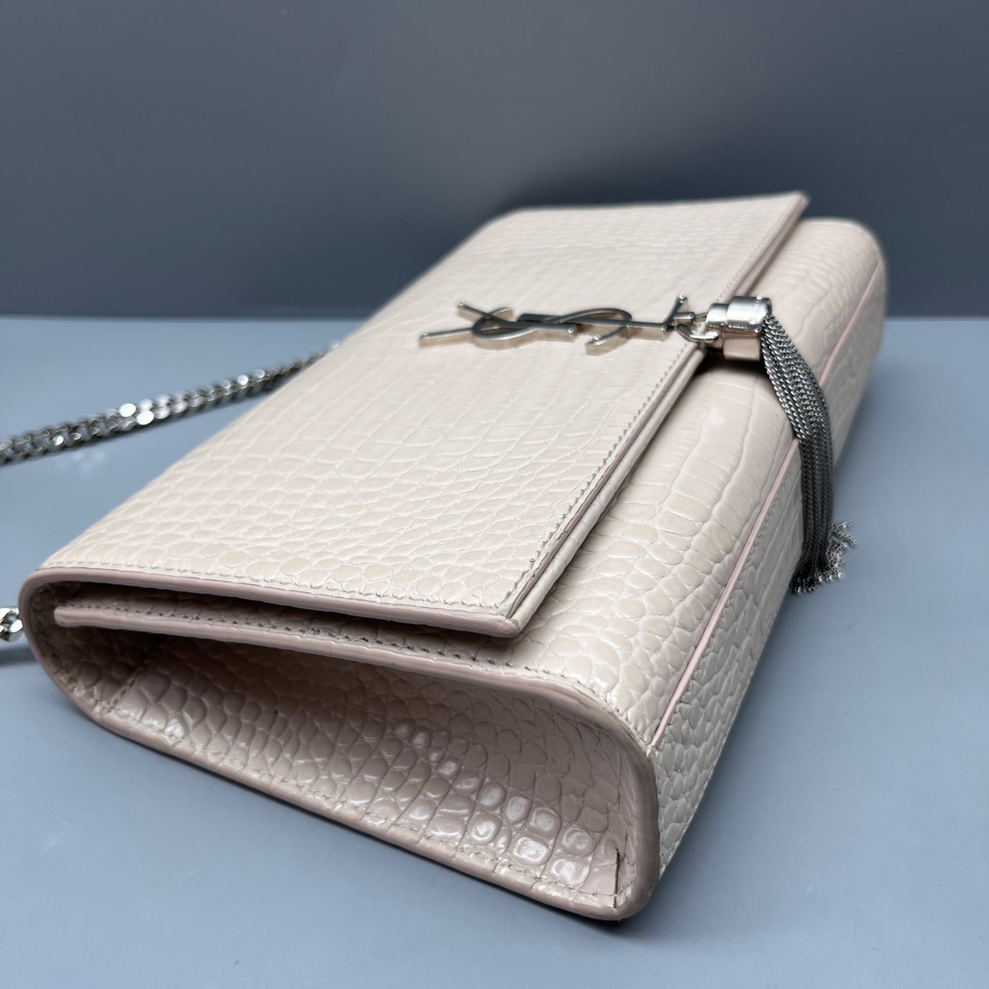 Saint Laurent - Kate Tassel Chain Bag - Leather - Beige - (medium)