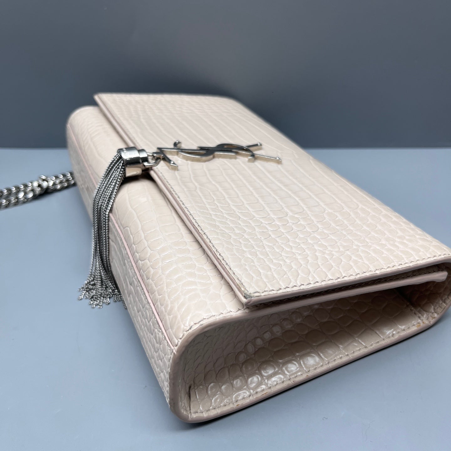 Saint Laurent - Kate Tassel Chain Bag - Leather - Beige - (medium)
