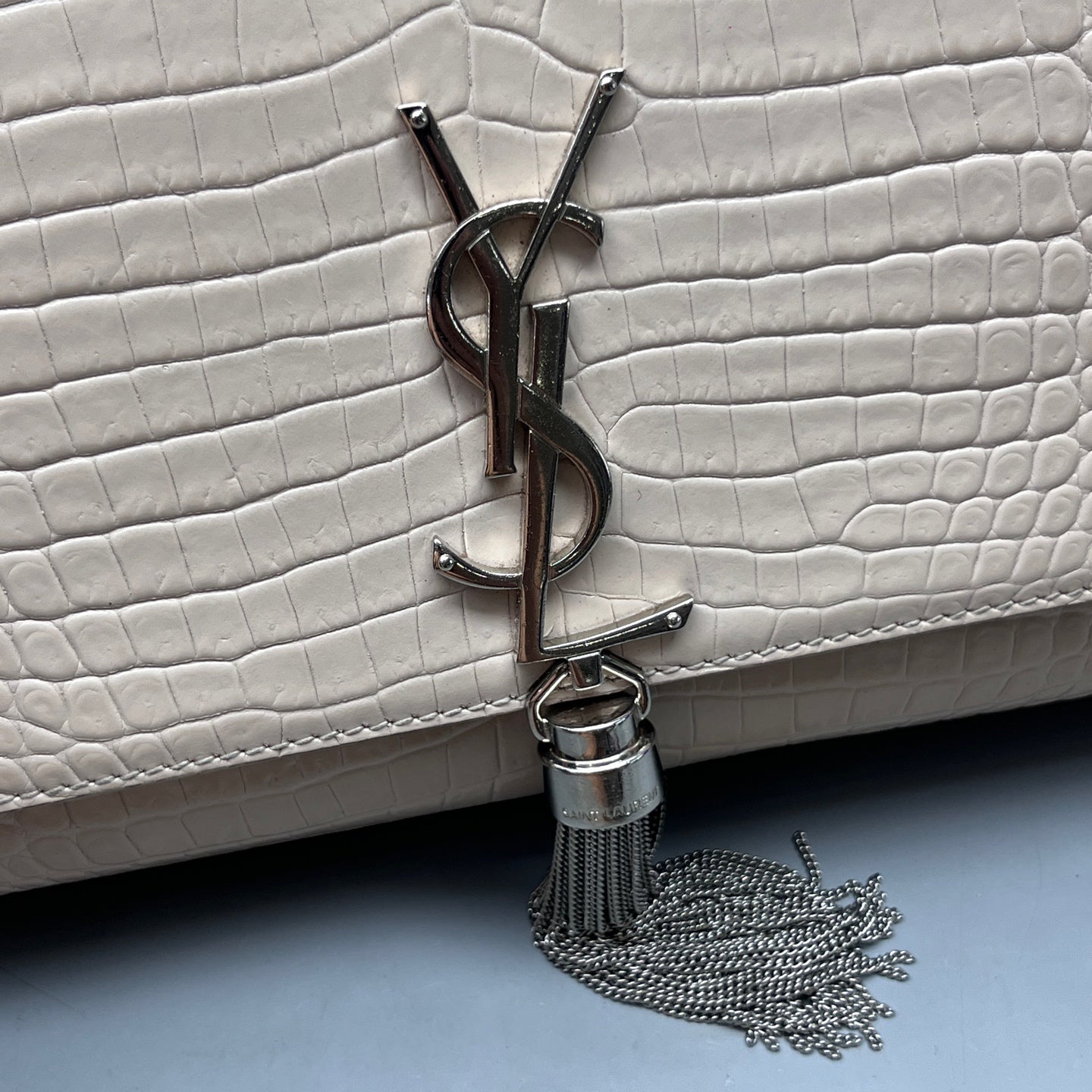 Saint Laurent - Kate Tassel Chain Bag - Leather - Beige - (medium)