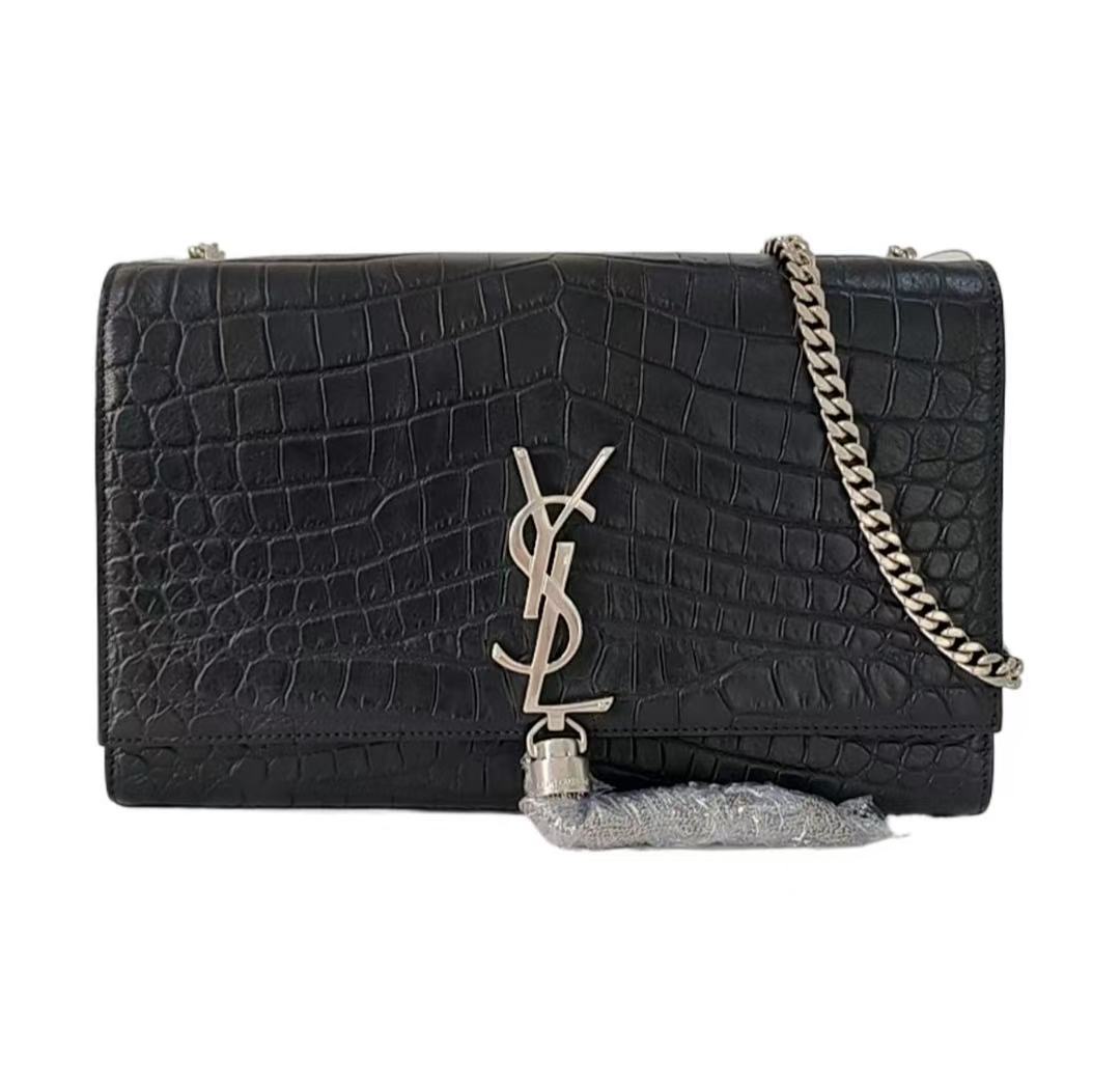 Saint Laurent - Kate Tassel Chain Bag - Leather - Black - (medium)