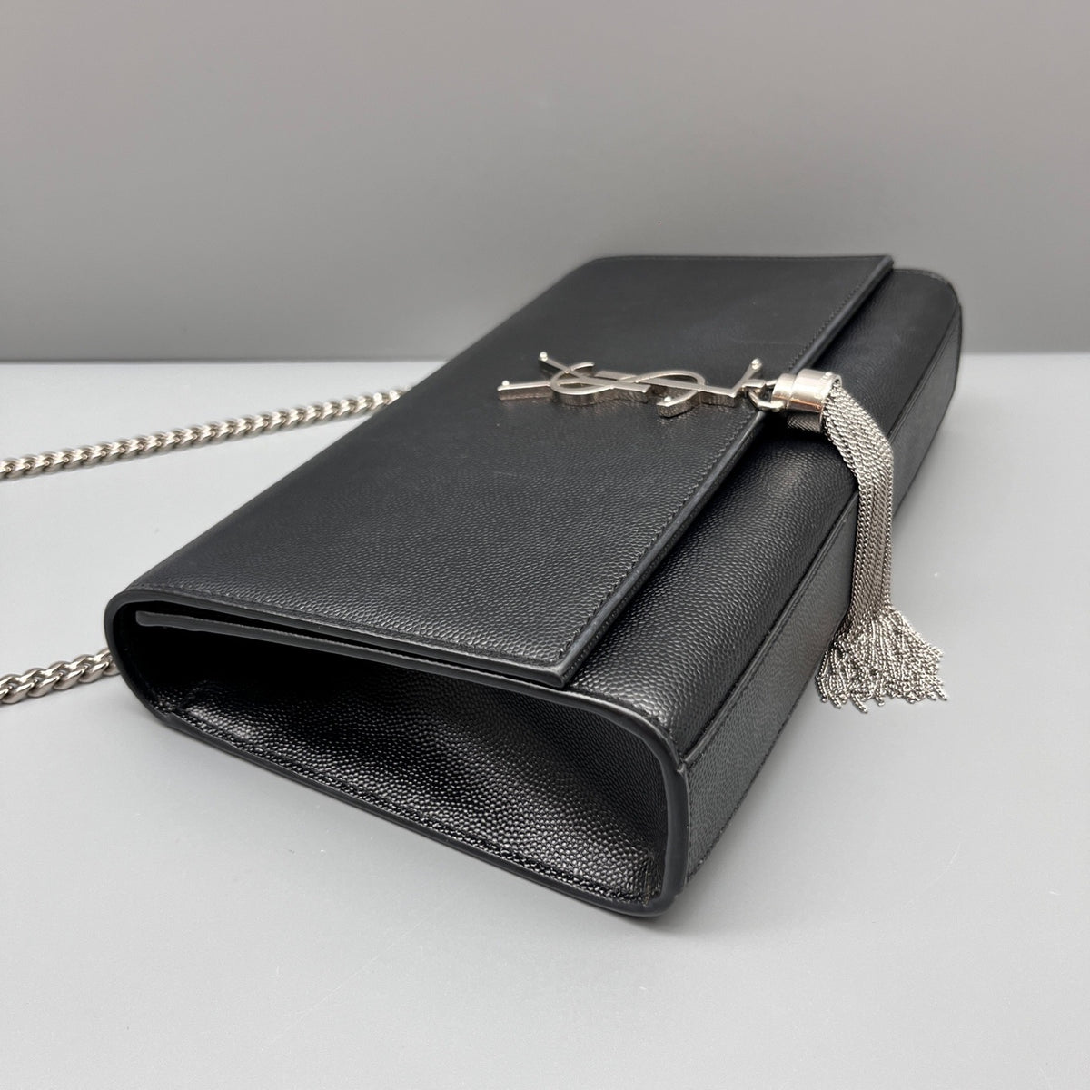 Saint Laurent - Kate Tassel Chain Bag - Leather - Black - (mini)