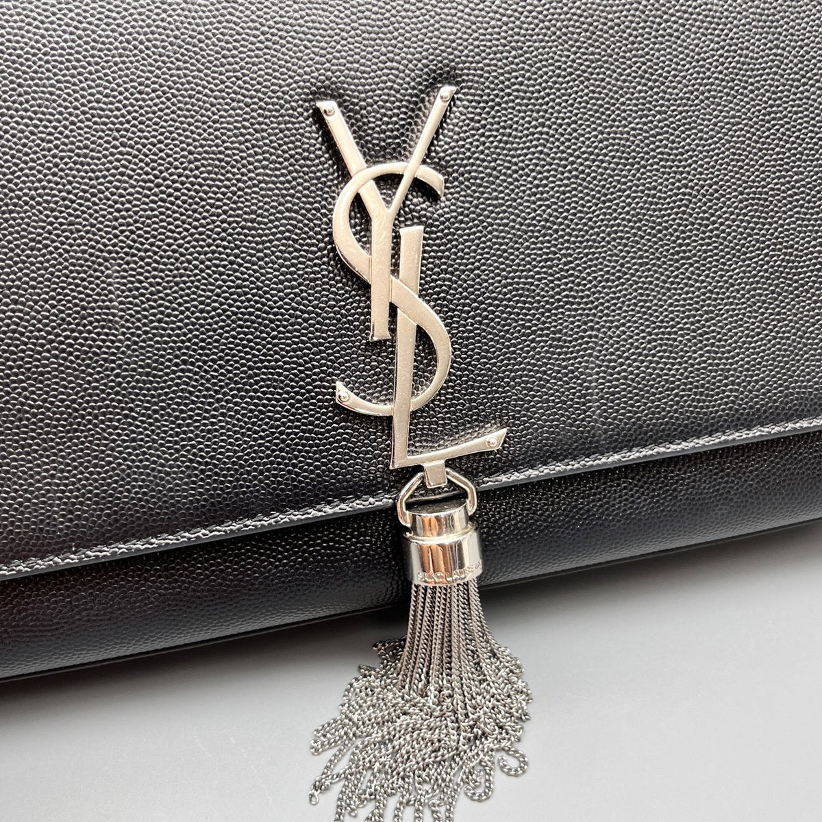 Saint Laurent - Kate Tassel Chain Bag - Leather - Black - (mini)