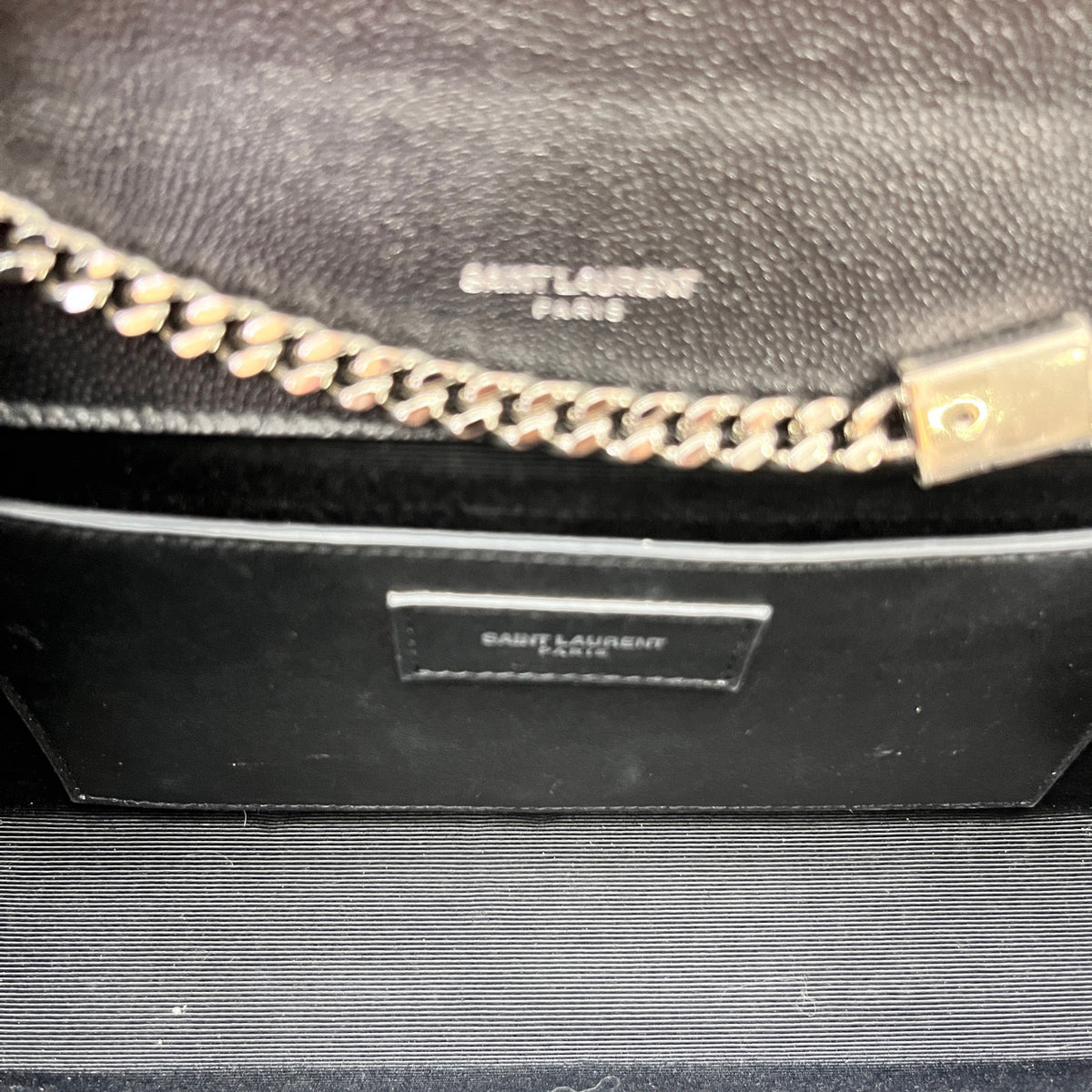 Saint Laurent - Kate Tassel Chain Bag - Leather - Black - (mini)