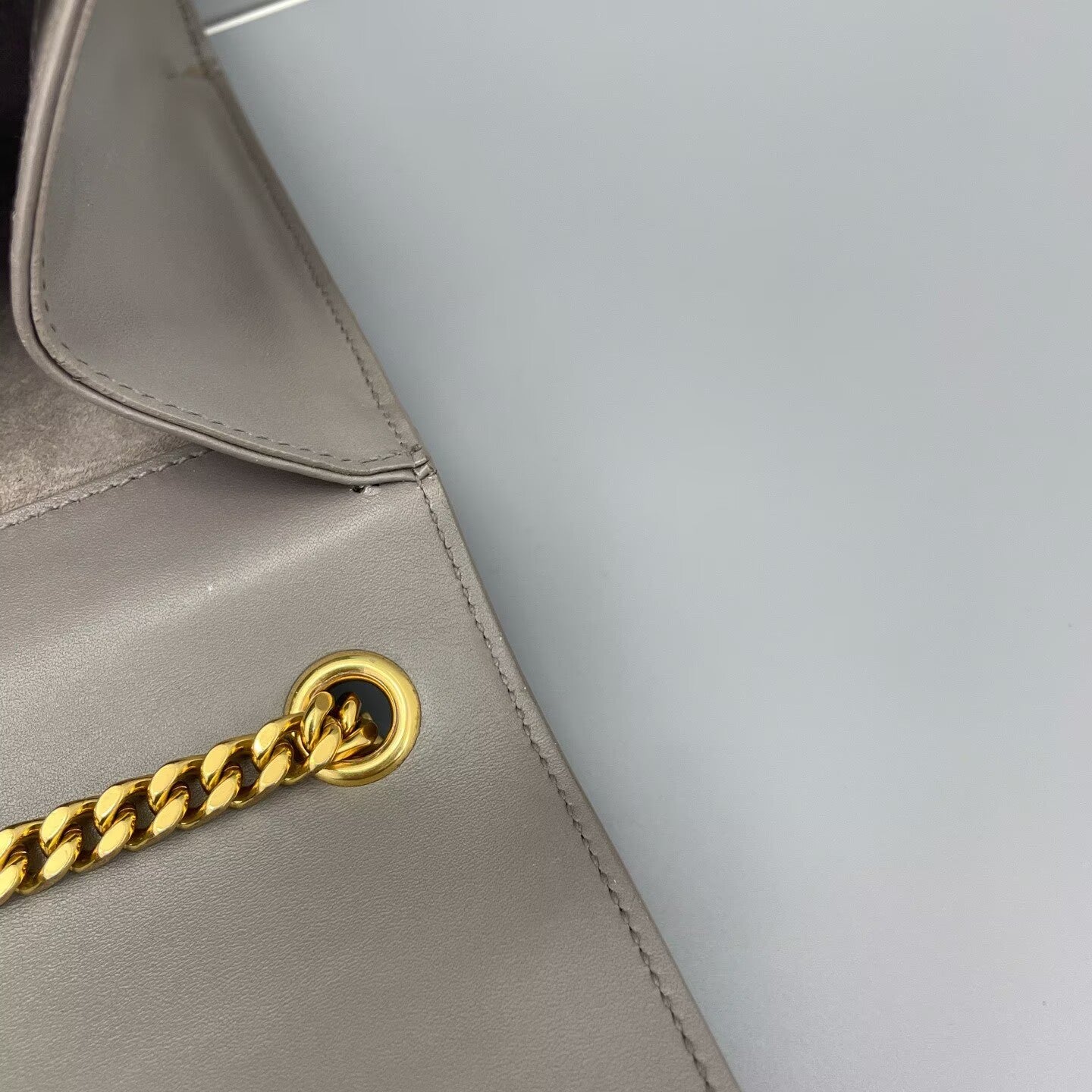 Saint Laurent - Kate Tassel Chain Bag - Leather - Grey - (medium)