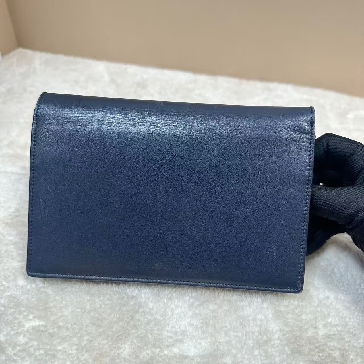 Saint Laurent - Kate Tassel Chain Bag - Leather - Navy - (mini)