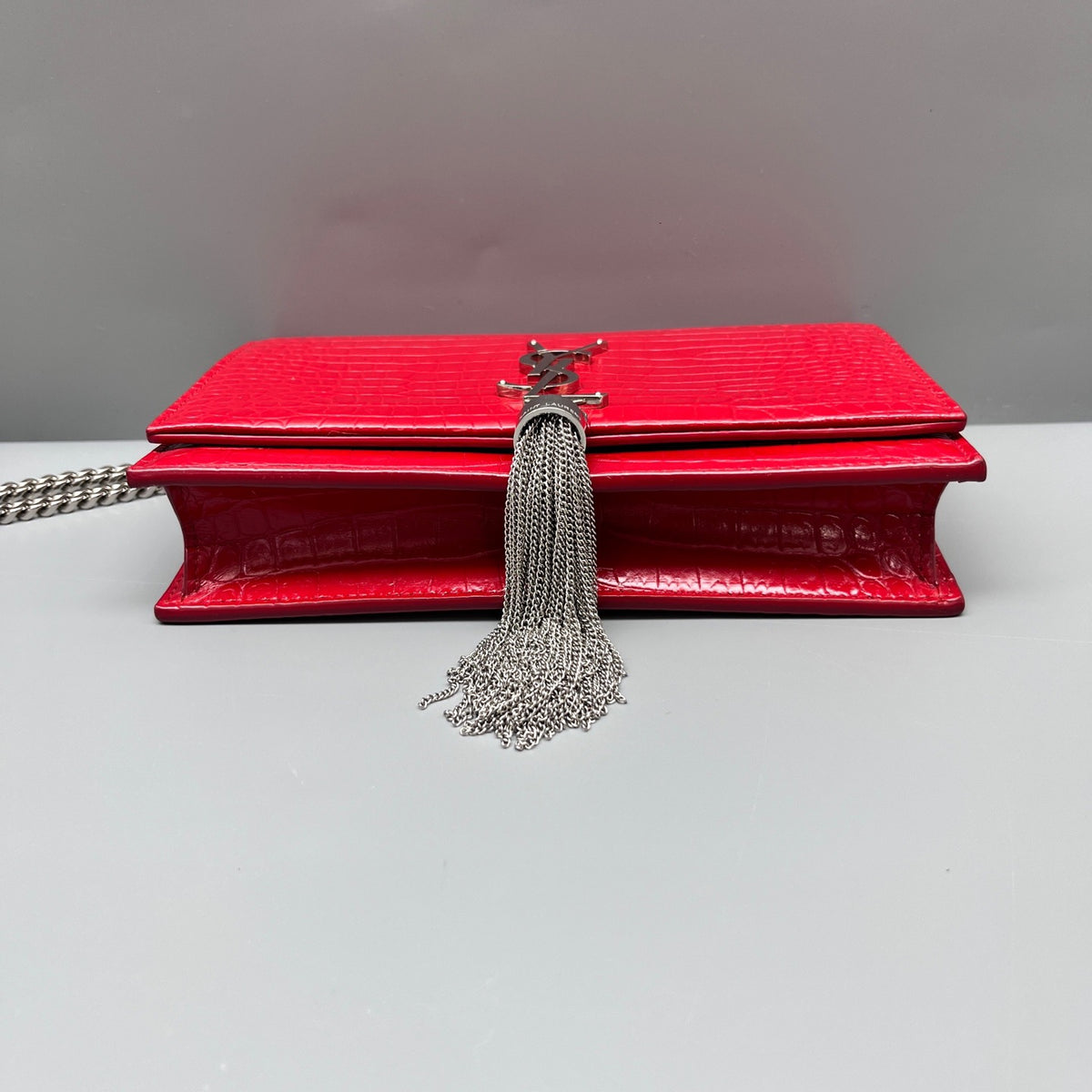 Saint Laurent - Kate Tassel Chain Bag - Leather - Red - (mini)