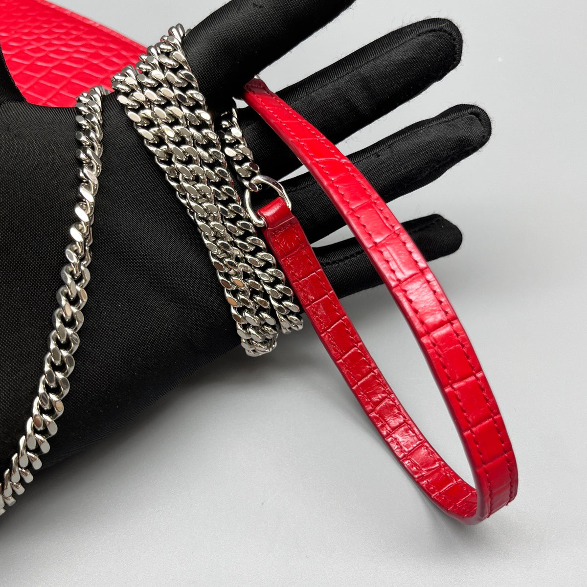 Saint Laurent - Kate Tassel Chain Bag - Leather - Red - (mini)