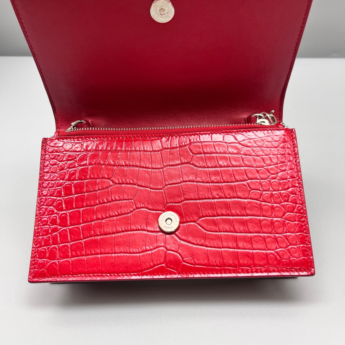 Saint Laurent - Kate Tassel Chain Bag - Leather - Red - (mini)