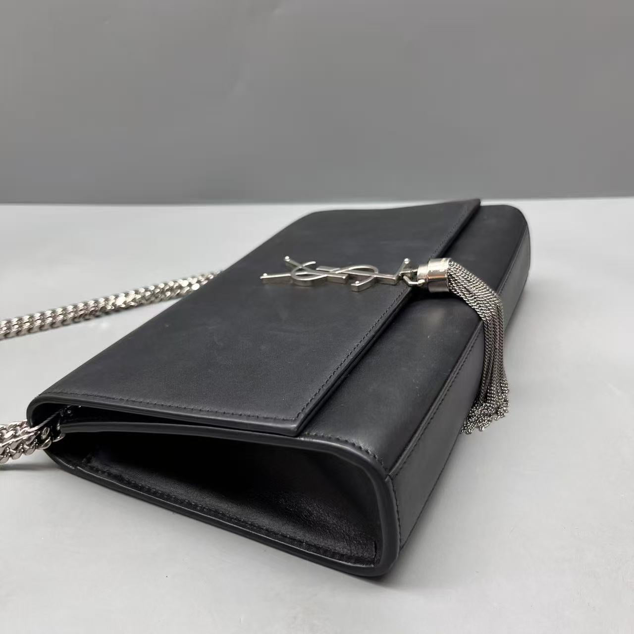 Saint Laurent - Kate Tassel Chain Bag - Smooth leather - Black - (mini)